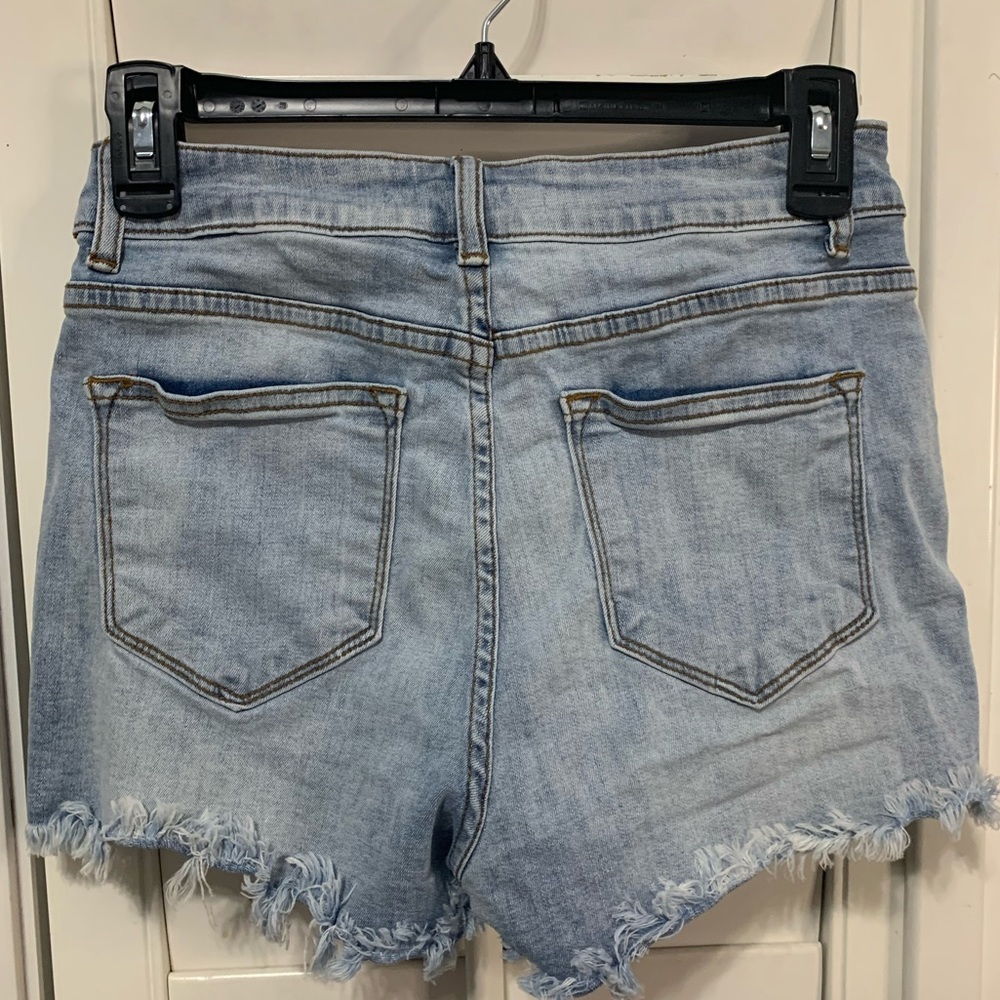 High Rise Jean Shorts - Picture 2 of 2